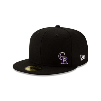 Sapca New Era Colorado Rockies MLB Flawless 59FIFTY Fitted - Negrii